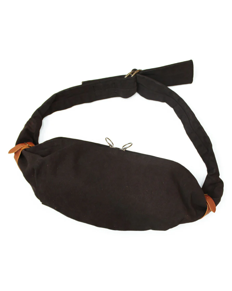 Kapital No 6 Canvas More-Little Snufkin Bag, Black