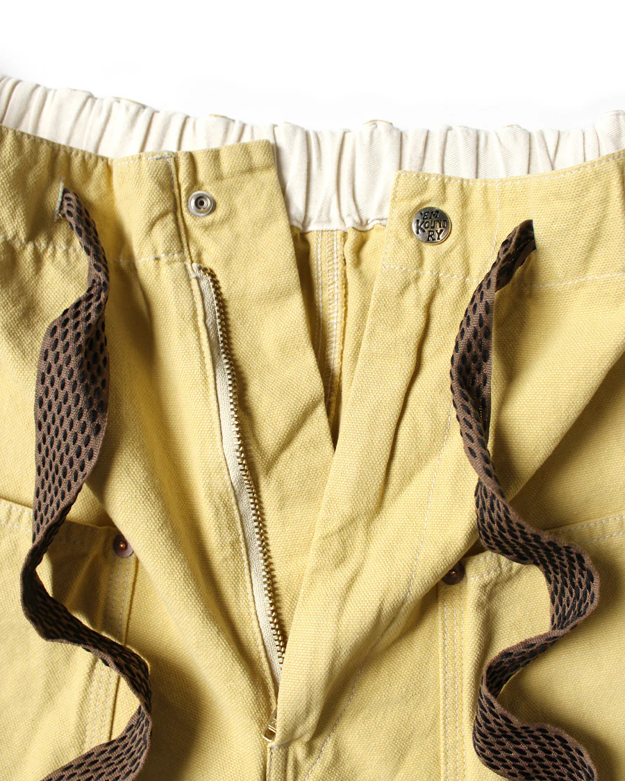 Kapital Canvas W-Knee Easy Shorts Pants - Image 4