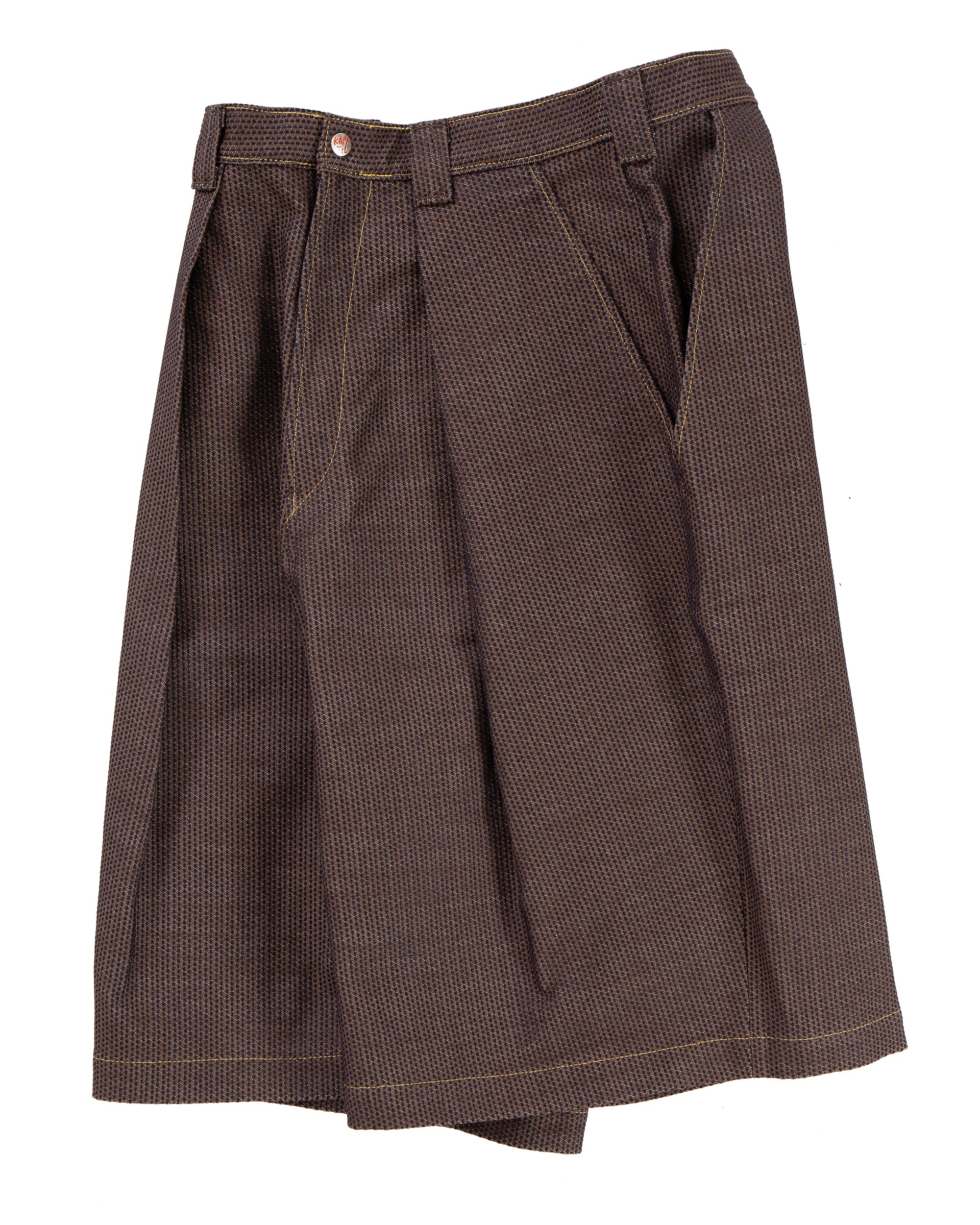 Kapital Century Denim KOME-KOME Jorts (Shallow), No. 5 - Image 3