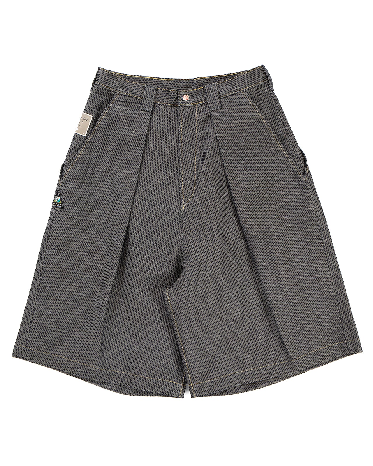 Kapital Century Denim KOME-KOME Jorts (Shallow), No. 7