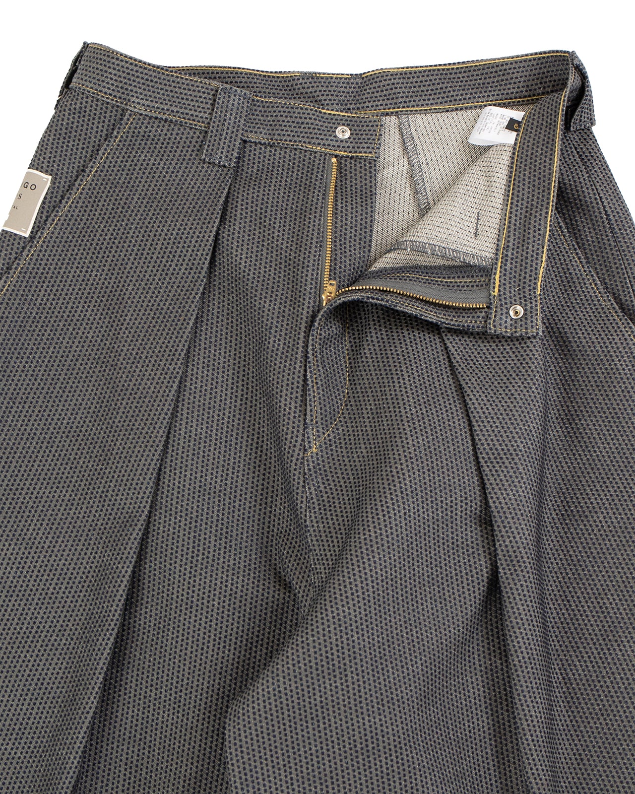 Kapital Century Denim KOME-KOME Jorts (Shallow), No. 7 - Image 5