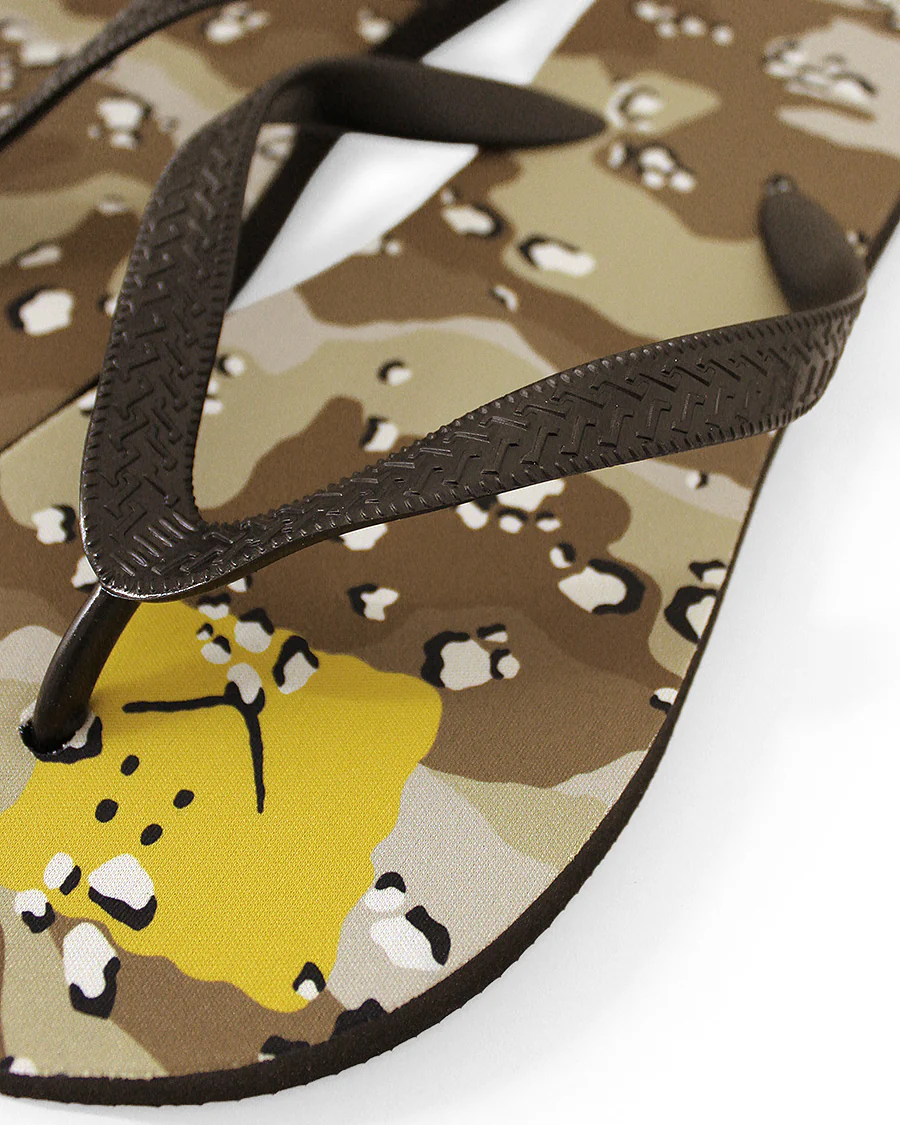 Kapital Choco-Chip Camo Flip Flops - Image 4