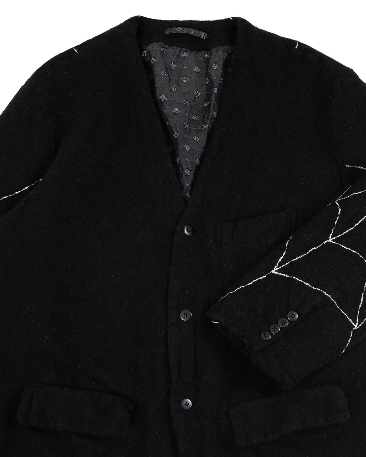 Kapital Fulling Wool Casa Jacket (KOUNTRY Dream Catch), Black - Image 4