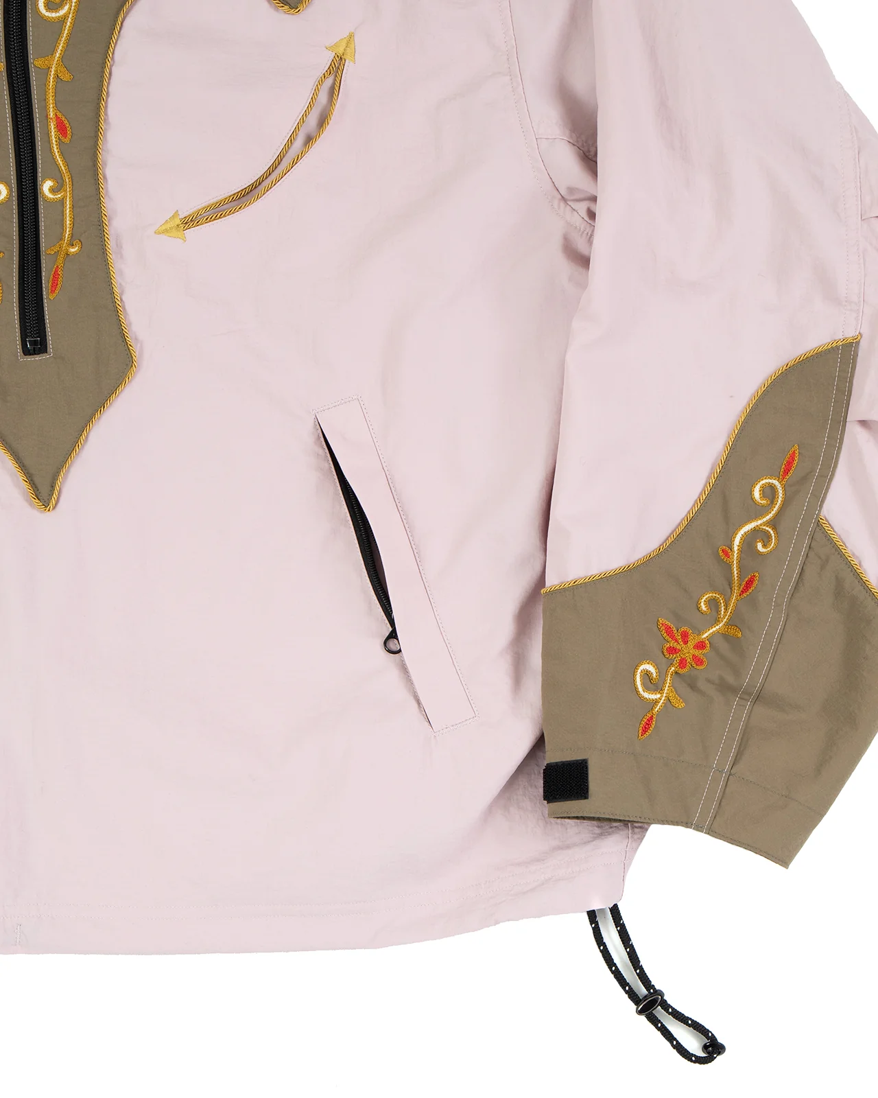 Kapital Nylon Taffta 2tones Tennessee Cactus Flower Parka, Pink - Image 4