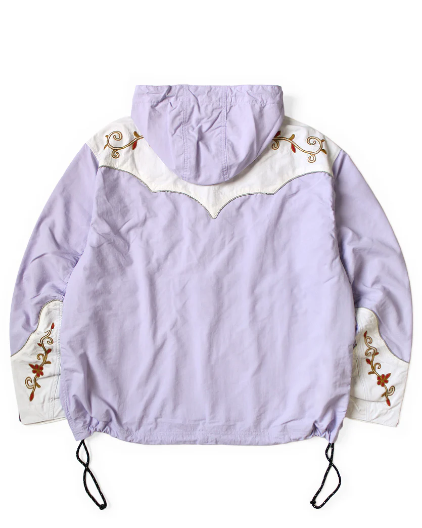 Kapital Nylon Taffta 2tones Tennessee Cactus Flower Parka, Purple - Image 3