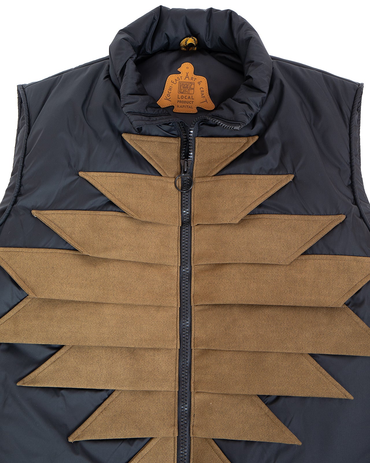 Kapital Nylon Zepher Fishing Vest, Black - Image 3
