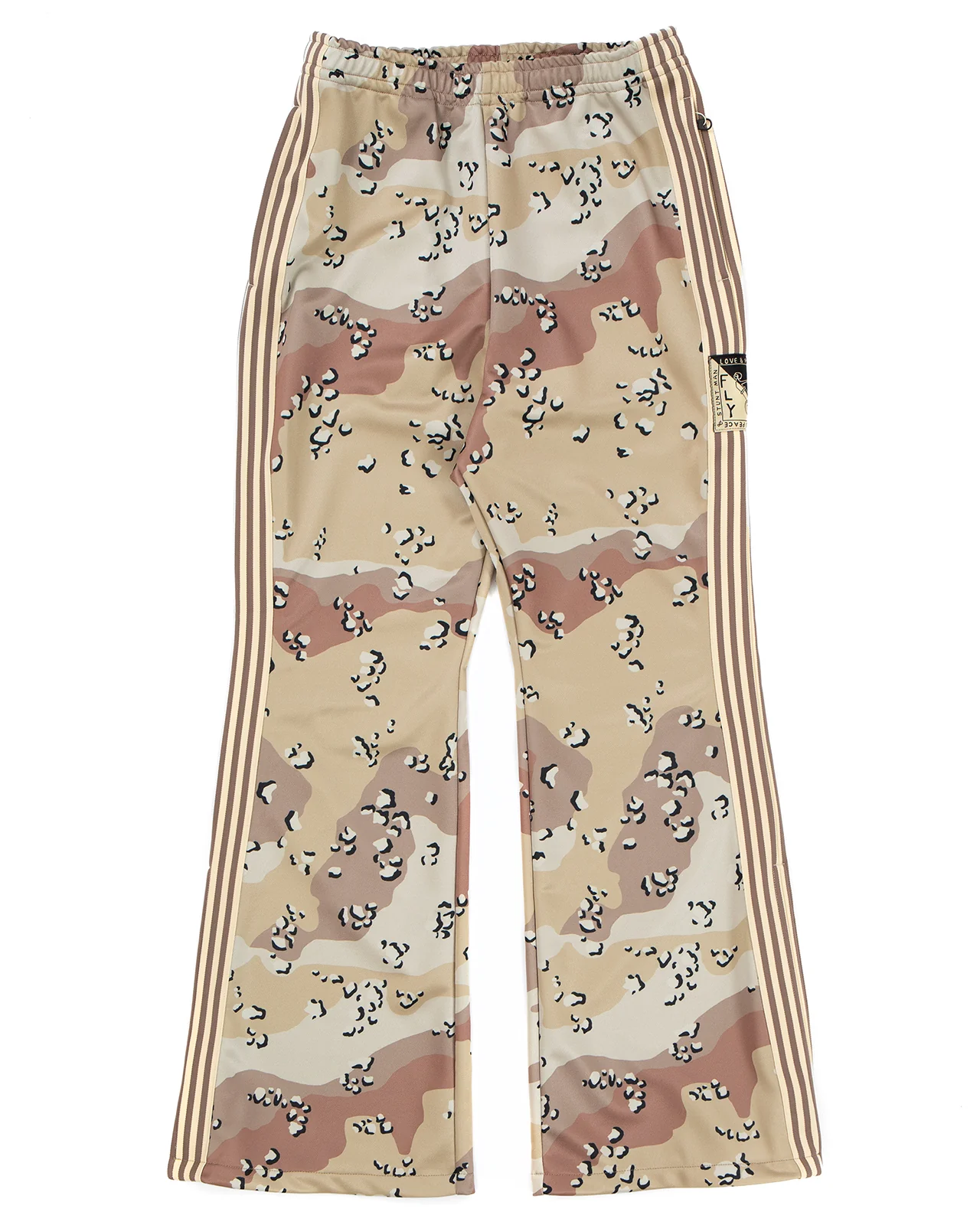 Kapital Smooth Jersey Choco-Chip Camo Track Pants
