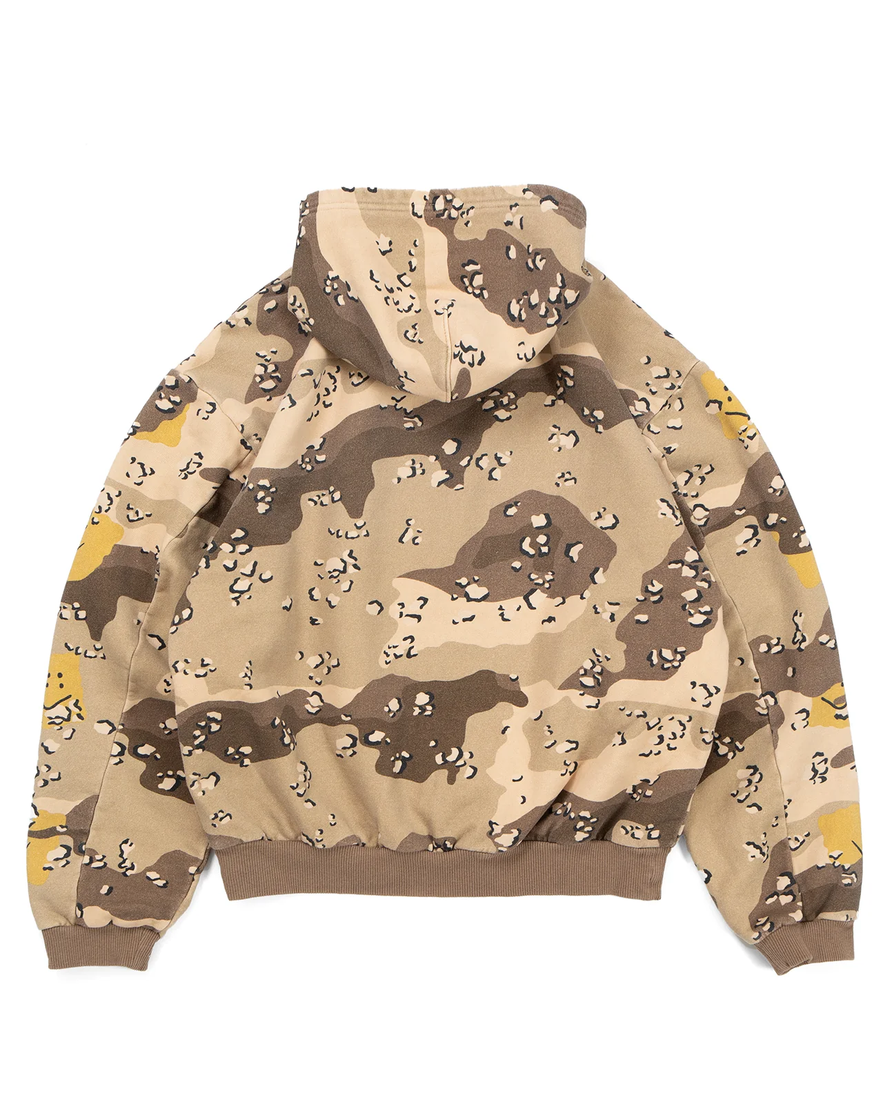 Kapital Sweat Knit Peckish Choco-Chip Camo Hoodie - Image 4