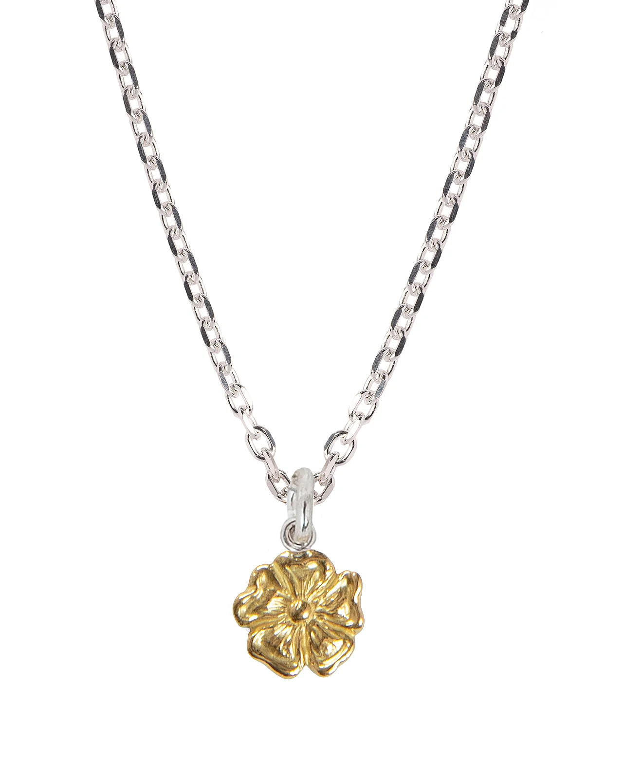 Larry Smith 18K Gold Rose Pendant, Medium