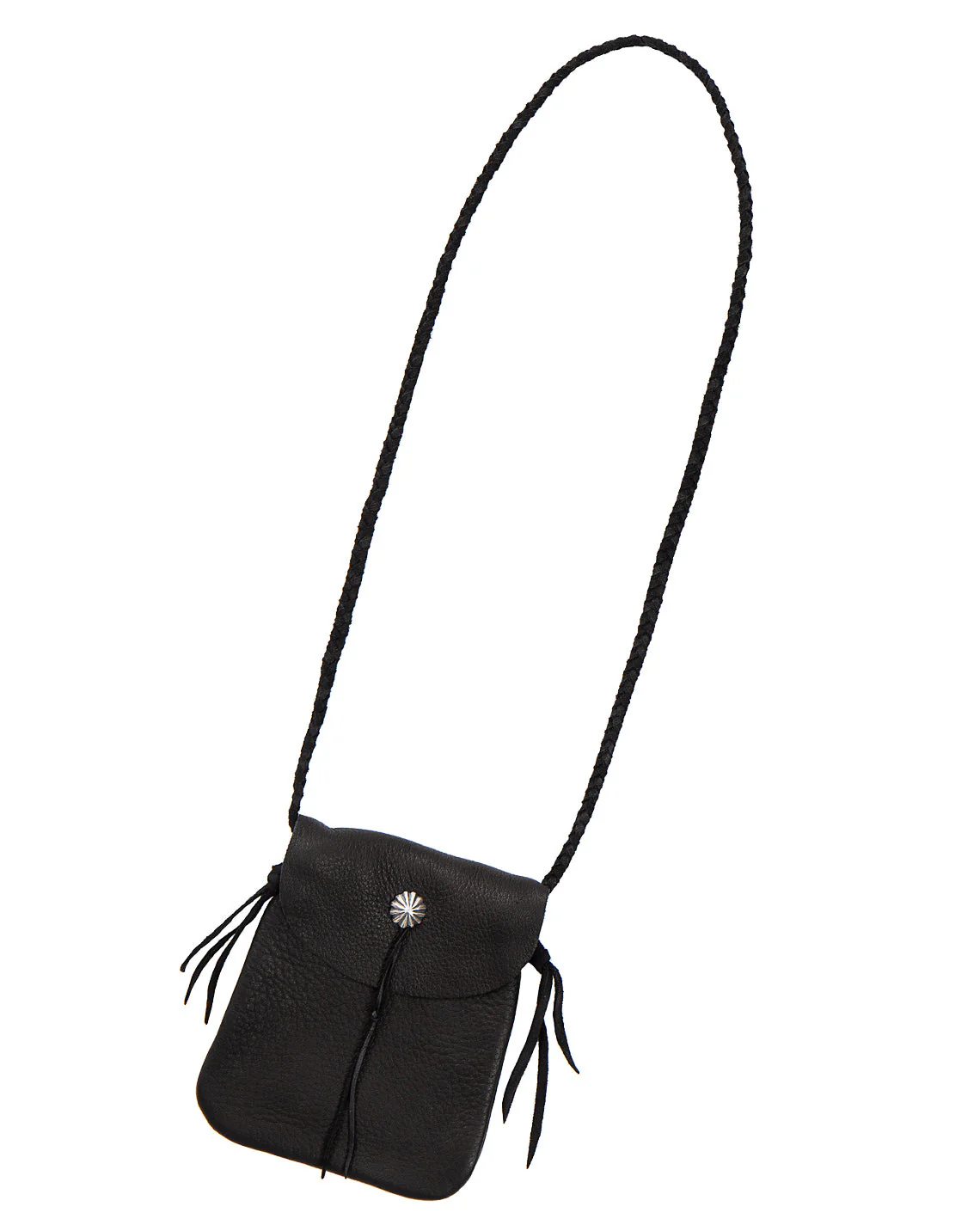 Larry Smith Deerskin Medicine Shoulder Pouch - Image 2