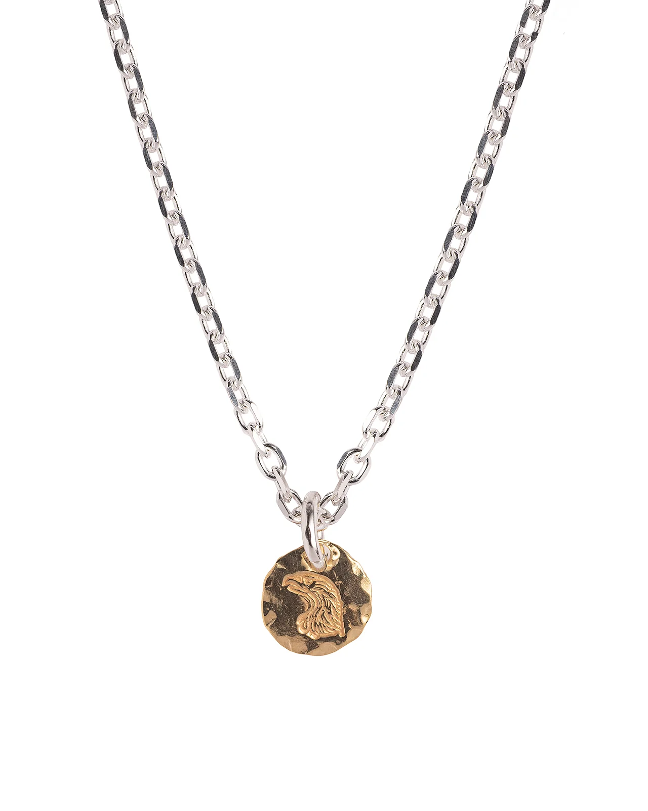 Larry Smith 18K Gold Eagle Head Pendant