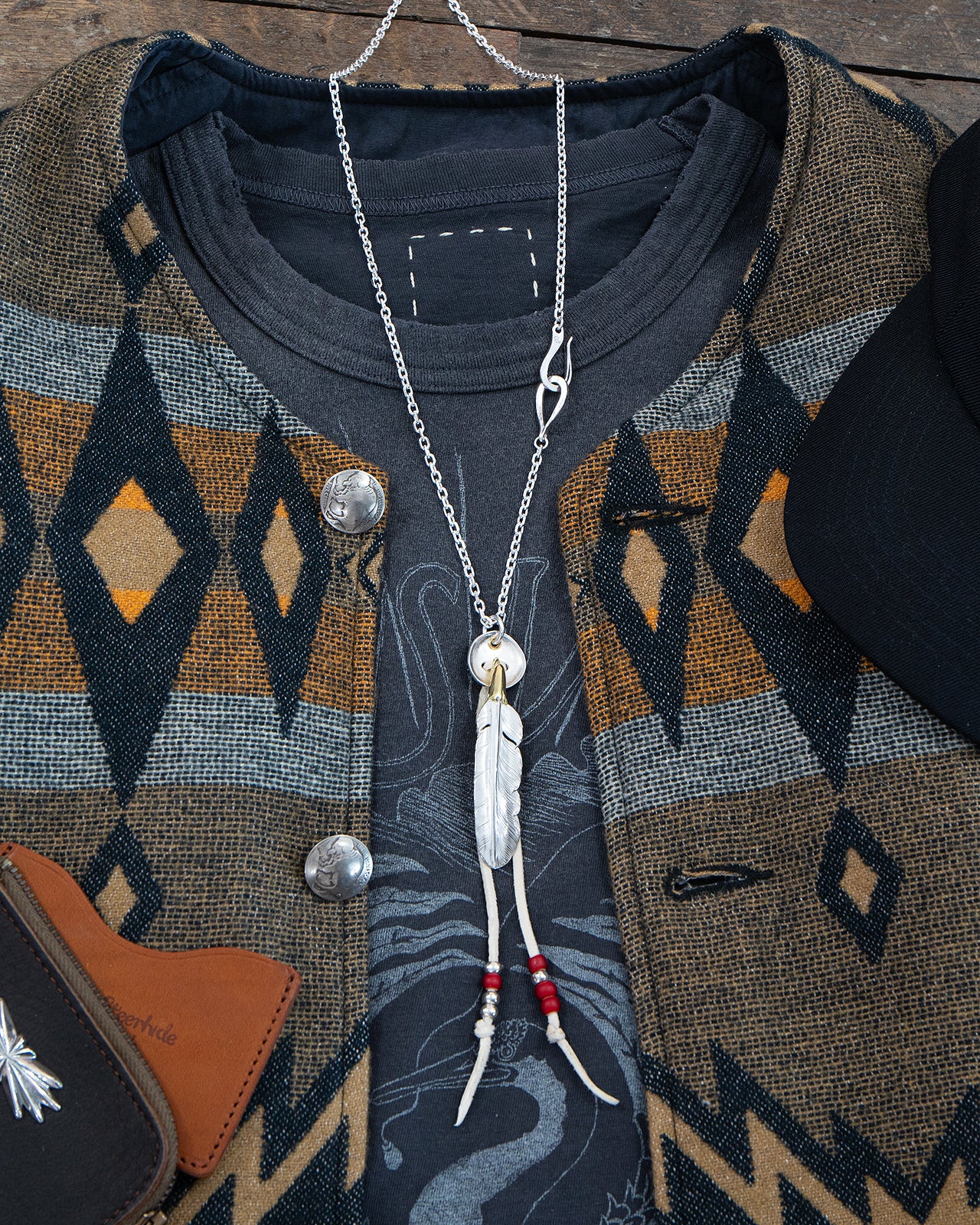 Larry Smith Feather Necklace Combination - Image 3
