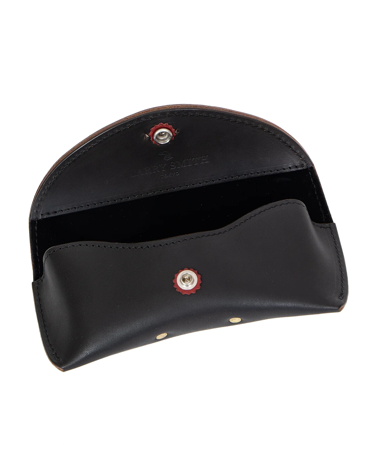 Larry Smith Glasses Leather Case, Black - Image 2