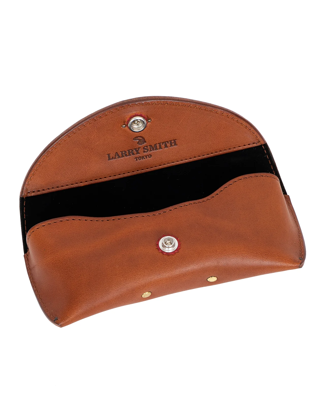 Larry Smith Glasses Leather Case, Light Brown - Image 2