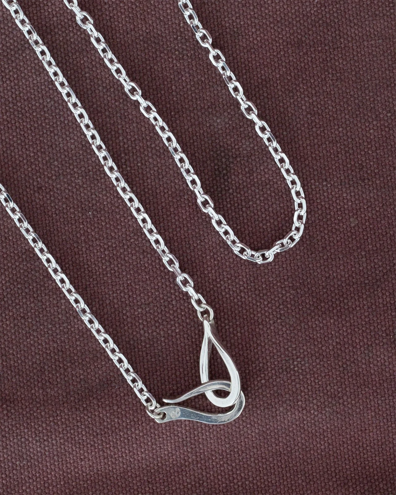 Larry Smith Silver Chain, 70cm, Medium - Image 3