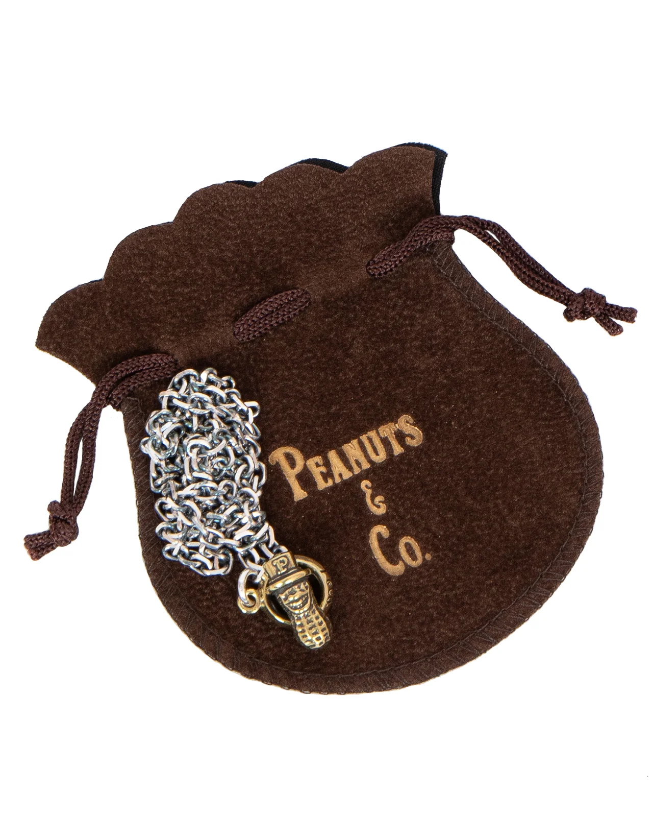 Peanuts & Co Chain II Square, Silver / Brass