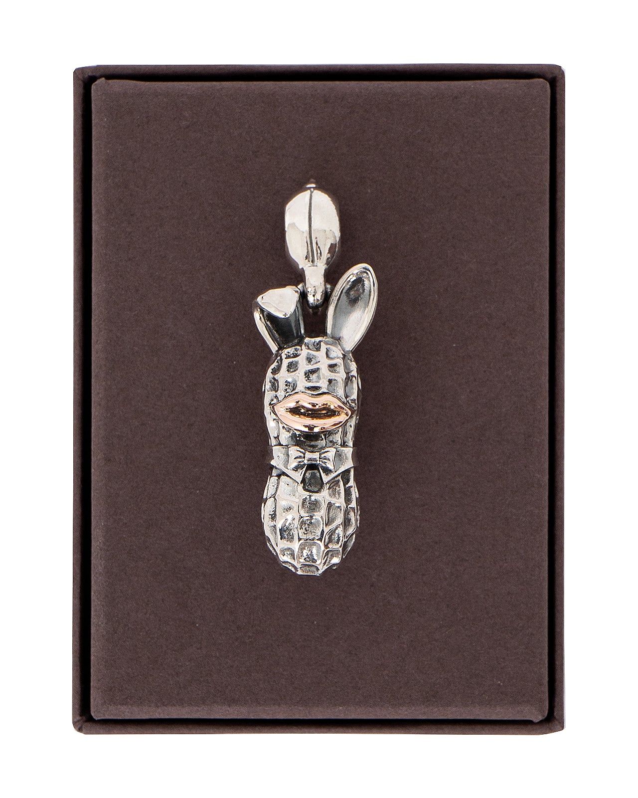 Peanuts & Co, Large Bunny Pendant, Silver / K10PG
