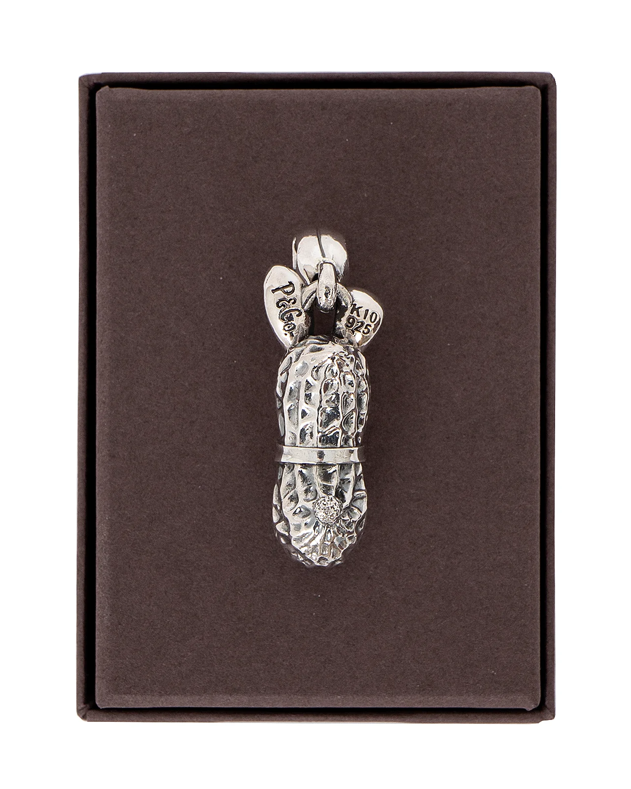 Peanuts & Co, Large Bunny Pendant, Silver / K10PG - Image 2