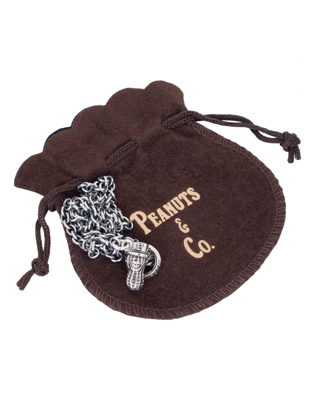 Peanuts & Co Silver Chain, Round