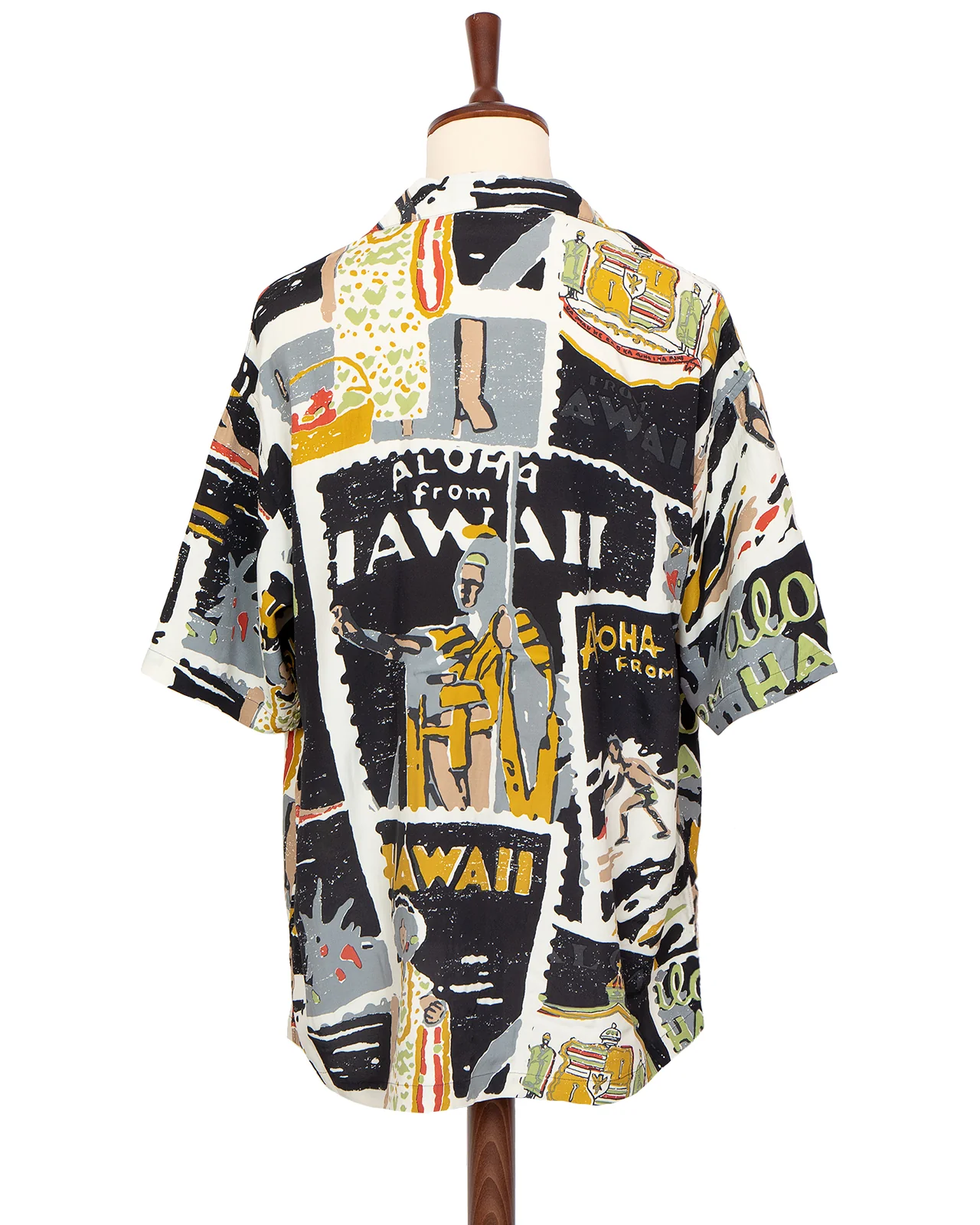 Porter Classic Hawaiian Outdoor Aloha Shirt, Black - Image 4