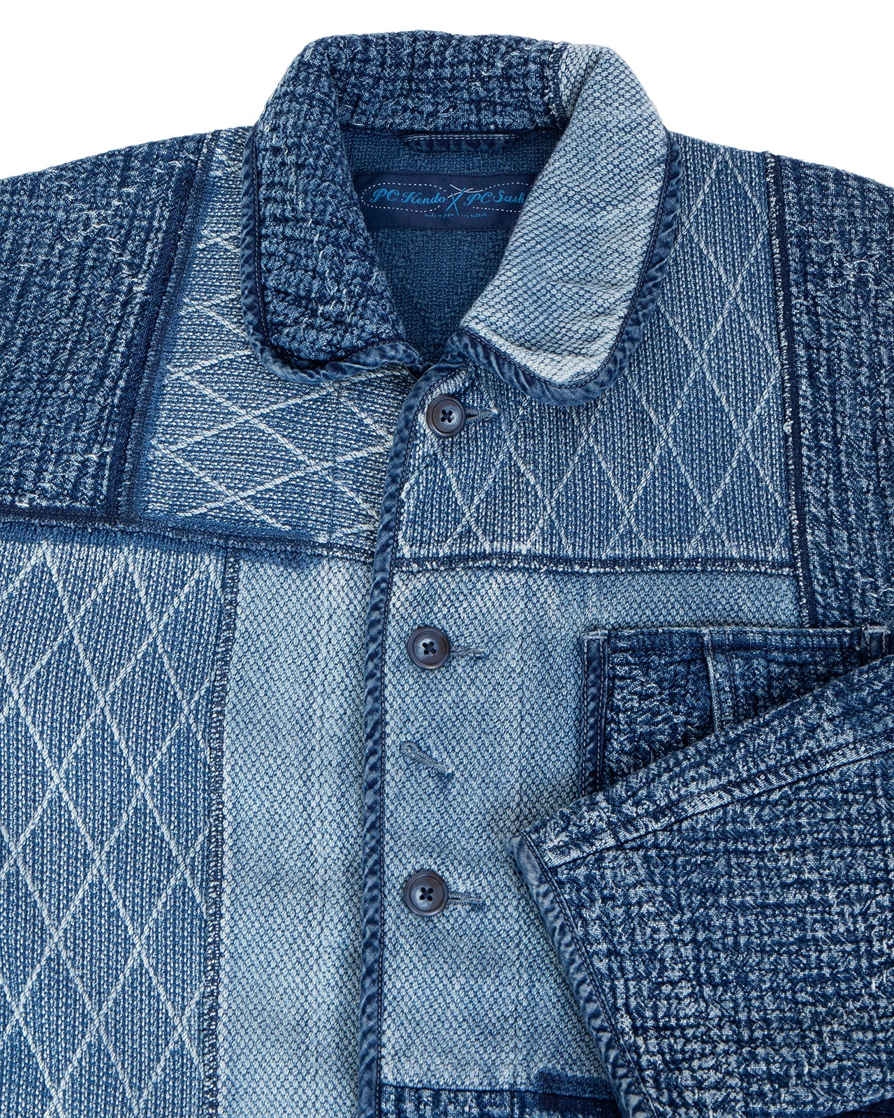 Porter Classic Kendo French Jacket, Blue - Image 4