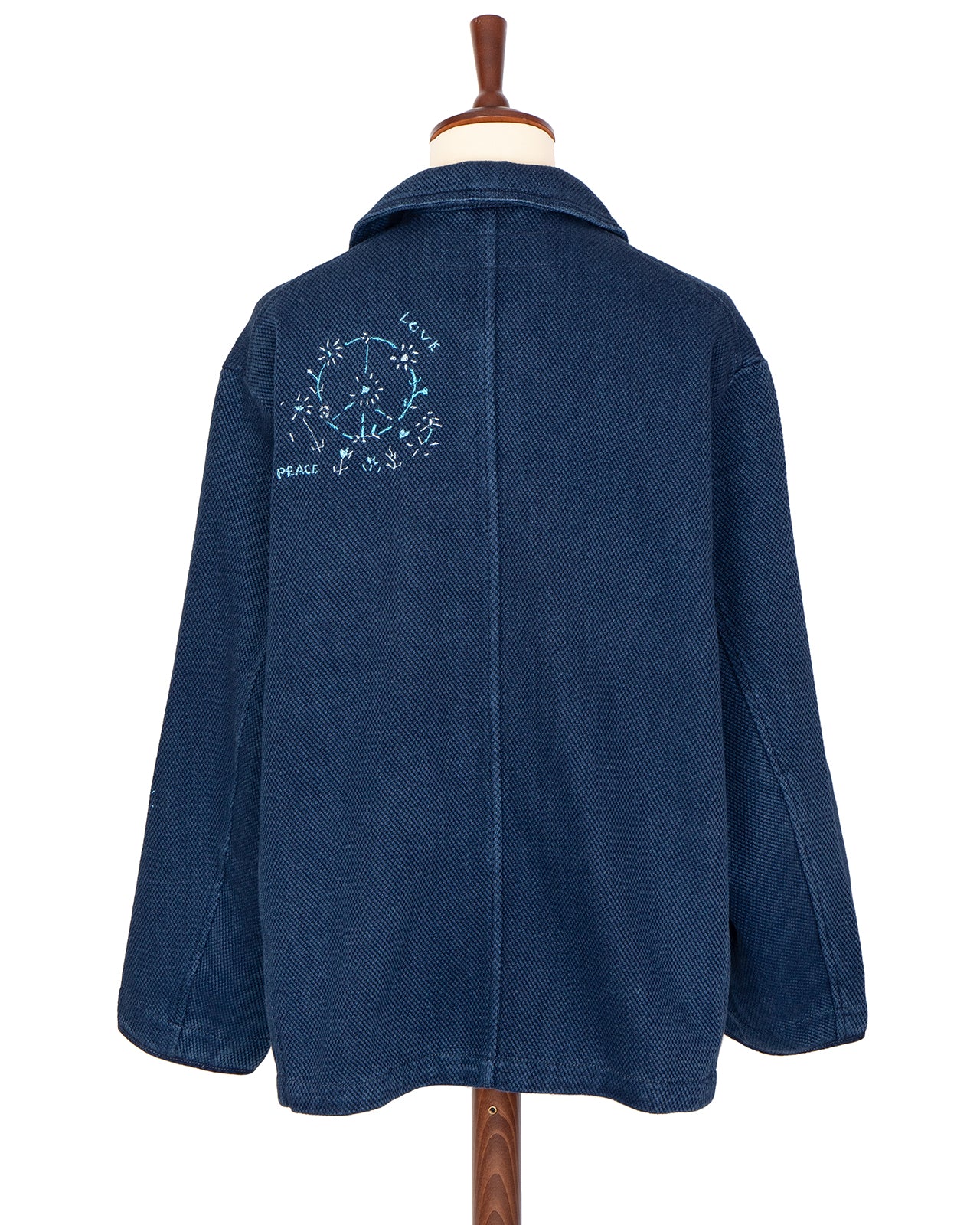 Porter Classic Kendo French Jacket, Embroidery, Blue - Image 8