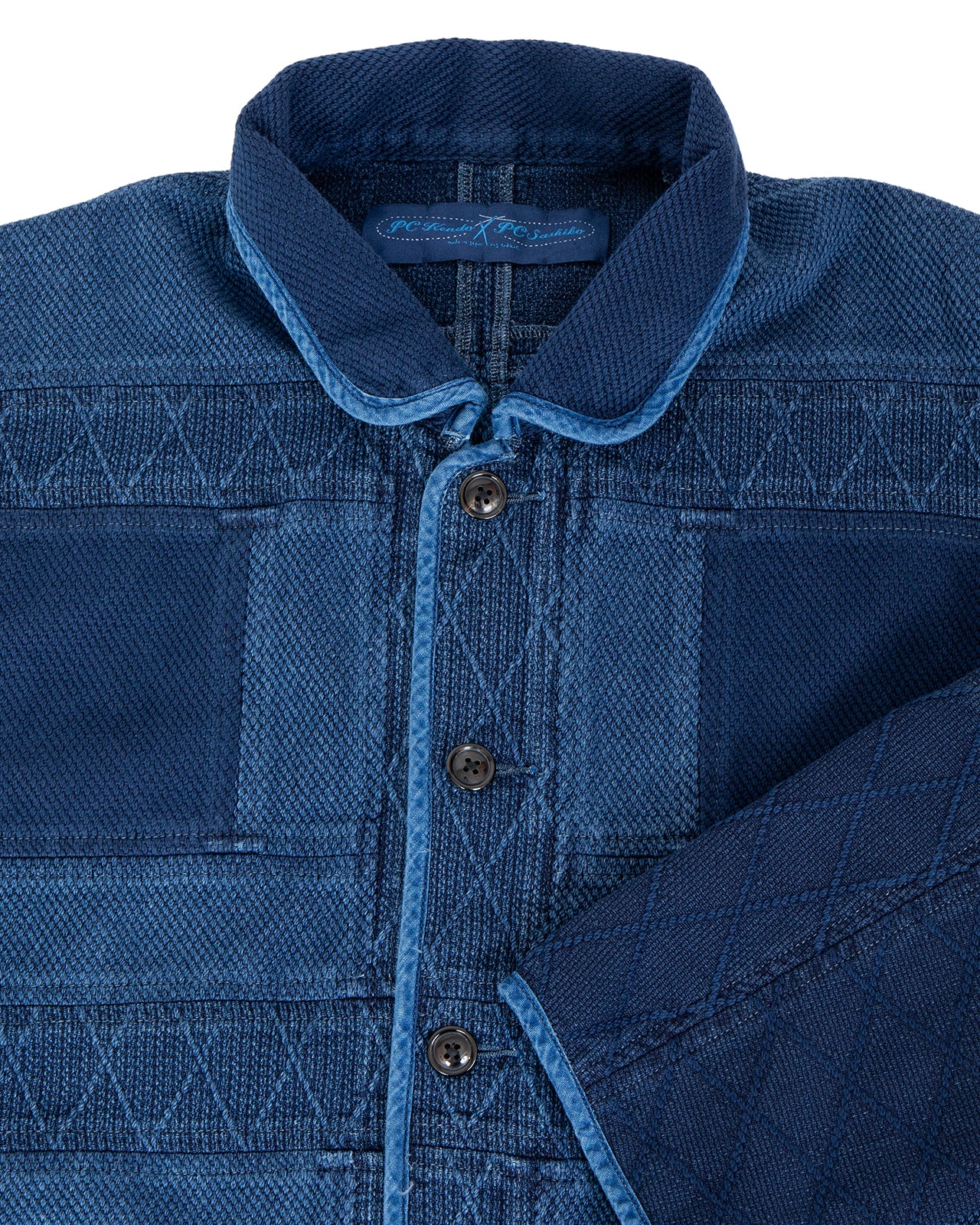Porter Classic Kendo Katsu Jacket, Platinum Charm, Blue - Image 4