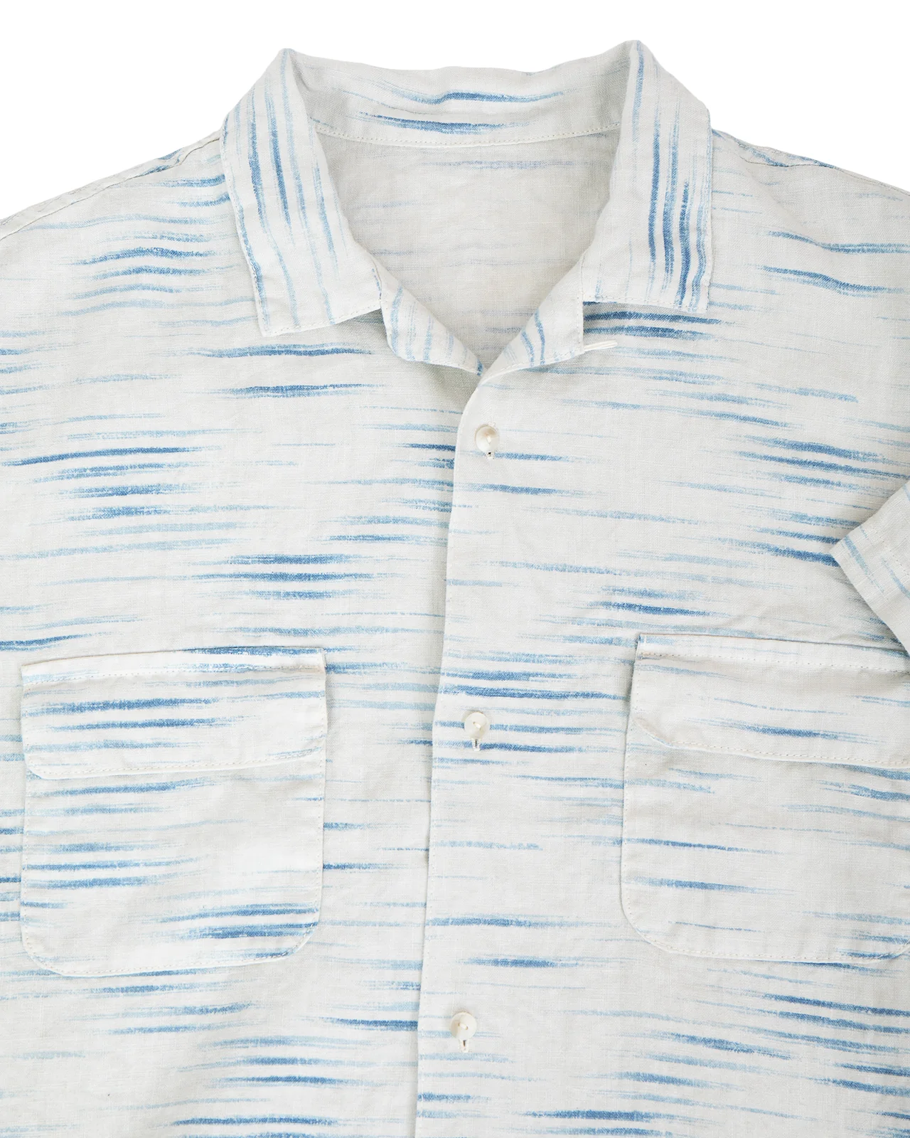 Porter Classic Old France Indigo Print Shirt - Image 3