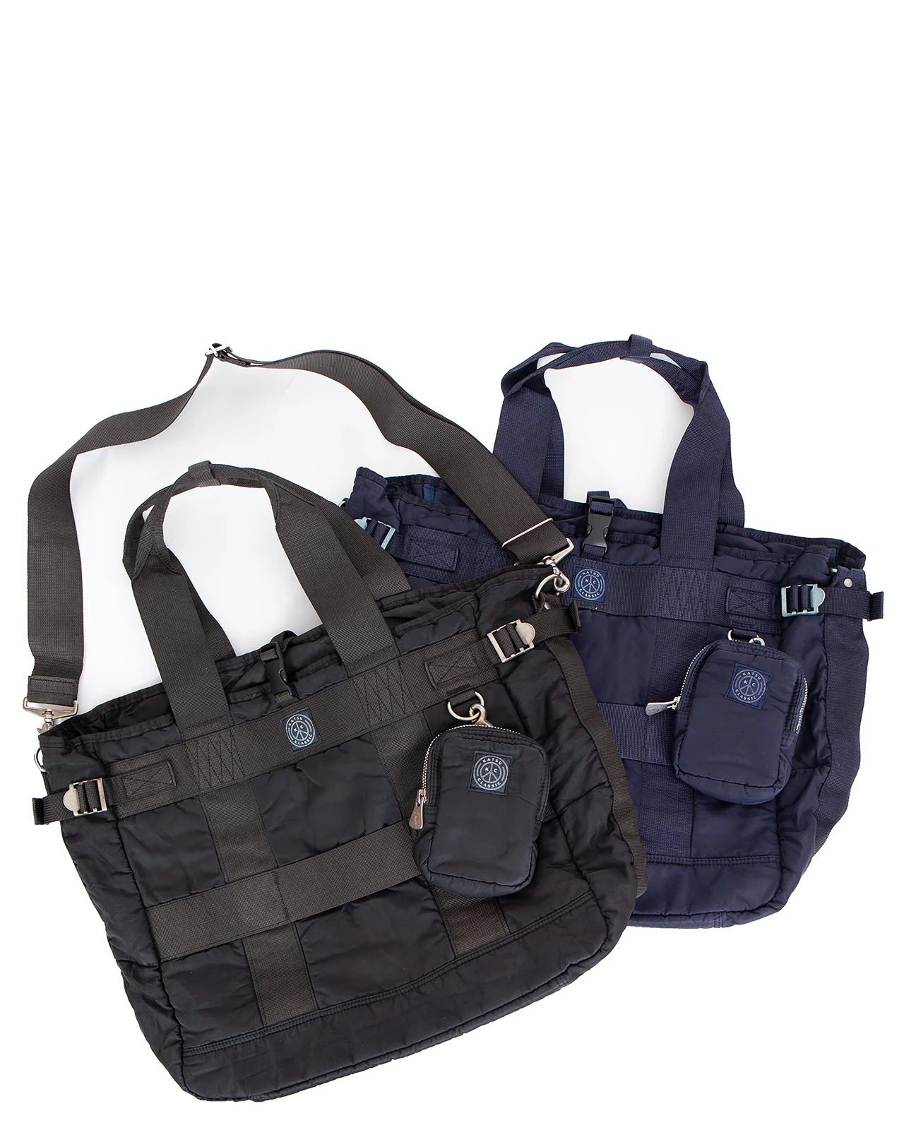 Porter Classic Super Nylon Tote Bag, Blue - Image 2