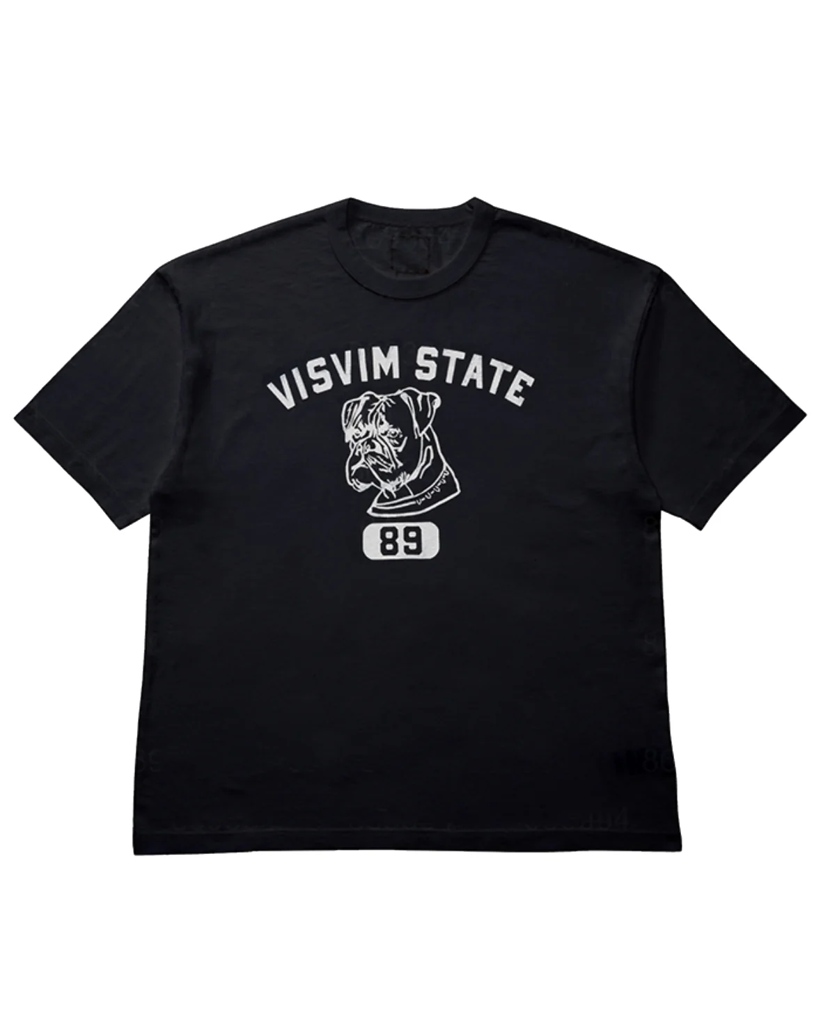 Visvim Jumbo Tee S/S 89 DMGD, Black