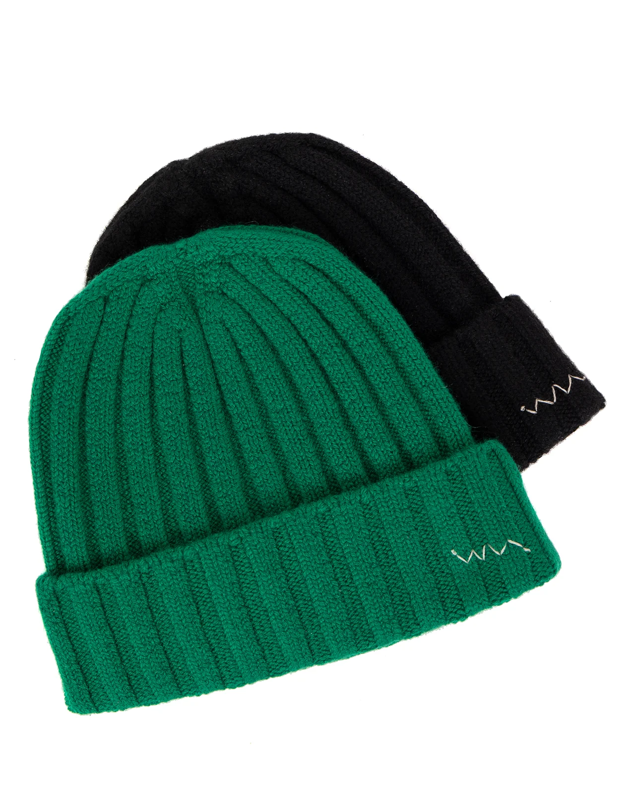 Visvim Knit Cap (Cashmere), Black - Image 2