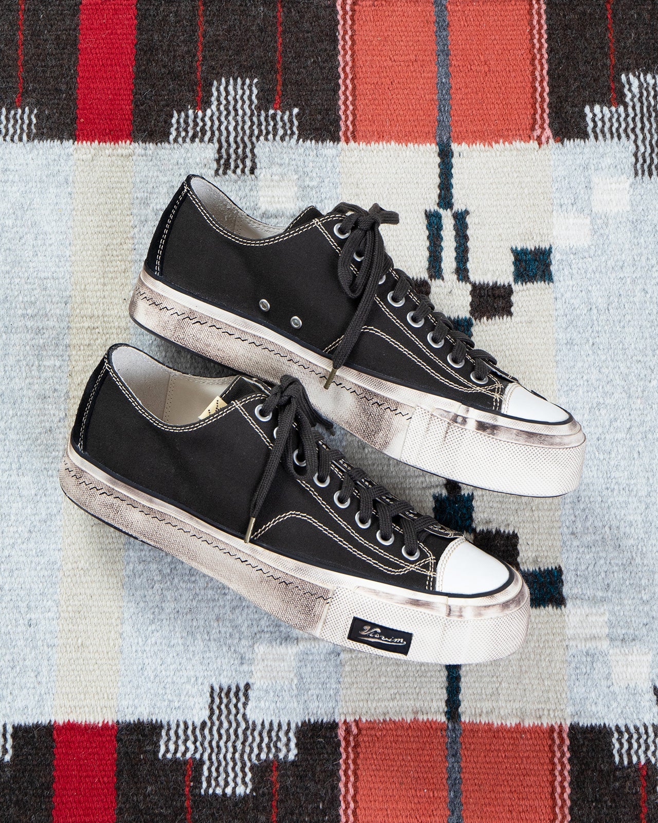 Visvim Skagway Lo, G.Pattern, Black - Image 2