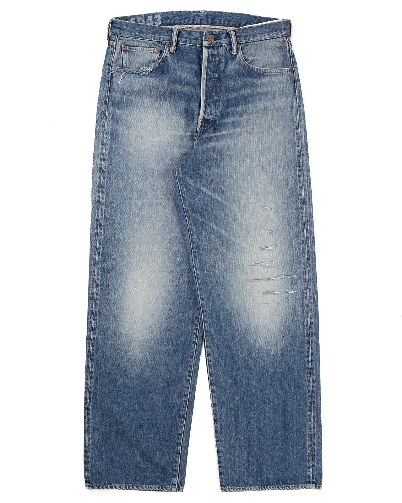 Visvim Social Sculpture 01 EX Wide DMGD-43
