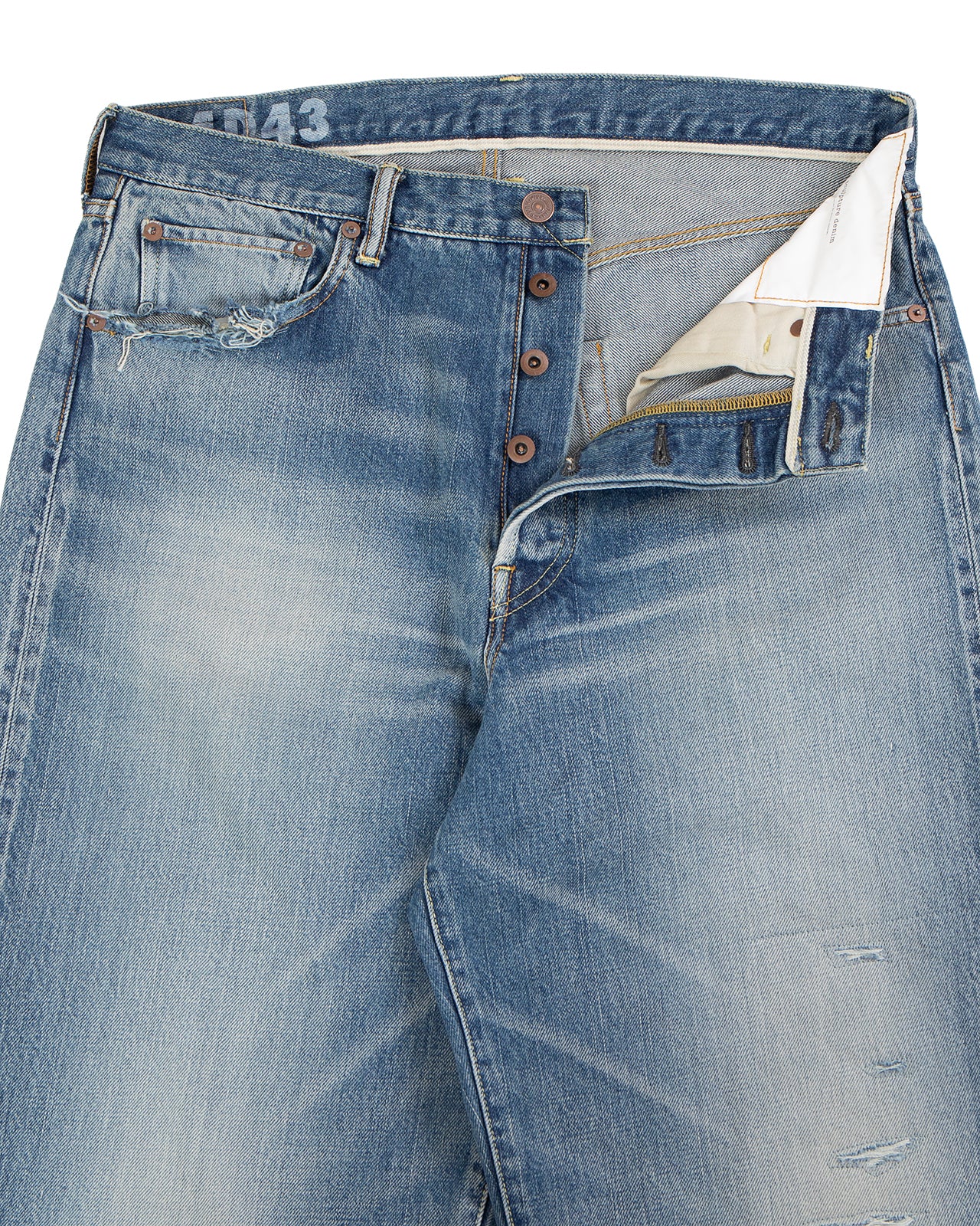 Visvim Social Sculpture 01 EX Wide DMGD-43 - Image 4
