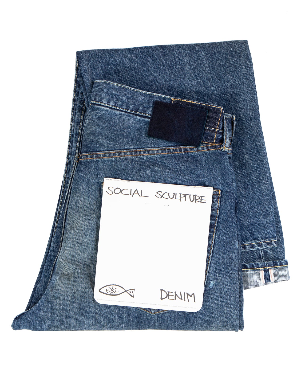 Visvim Social Sculpture 01 Wide DMGD-46 - Image 5