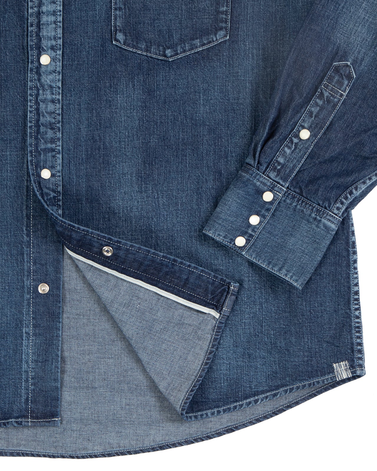 Visvim Social Sculpture Shirt, DMGD Indigo - Image 4